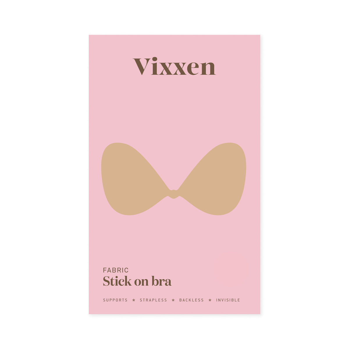 Vixxen Stick-On Fabric Bra